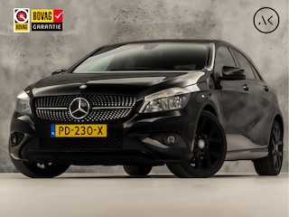 Mercedes-Benz A-klasse 180 Sport (NAVIGATIE, BLACK PACK, LEDER, GETINT GLAS, ZWART HEMEL, SPORTSTOELEN, PARKEERSENSOREN, CRUISE, NIEUWE APK, NIEUWSTAAT)