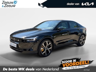Polestar 2 Long Range Dual Motor Performance Plus 82 kWh Uniek 469PK | Gele gordels + klauwen | Full leather | Glassroof | Stoelverwarming + verkoeling |