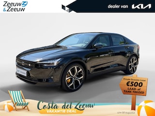 Polestar 2 Long Range Dual Motor Performance Plus 82 kWh Uniek 469PK | Gele gordels + klauwen | Full leather | Glassroof | Stoelverwarming + verkoeling |