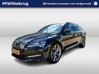 Skoda Superb Combi 1.4 TSI 218pk iV Sportline Business / Panoramadak / LED / Navigatie / Achteruitrij Camera / Elec. Achterklep / Memory Seats / 19''LMV