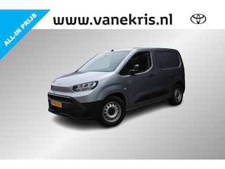 Toyota Proace City 50 kWh 136pk Challenger Apple & Android auto, Cruise controle, Stoelverwarming, Parkeer sensoren, Laadvloer, Demo voordeel!