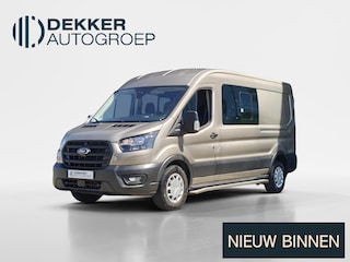 Ford Transit 350 2.0 TDCI L3H2 DC Trend 6 ZITPLAATSEN | LAT OM LAT | SIDE BARS | Dubbele cabine