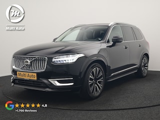 Volvo XC90 T8 Recharge AWD Plus Bright 7 Persoons LONG RANGE PHEV 455pk Dealer O.H. | Trekhaak Af Fabriek | Luchtvering | Adaptive Cruise | Harman / Kardon | Lederen Sportstoelen Ventilatie & Memory | 360 Camera | Stoelen & Stuur Verwarmd | Keyless | Blis | Google Assistent | Plug In Hybrid |