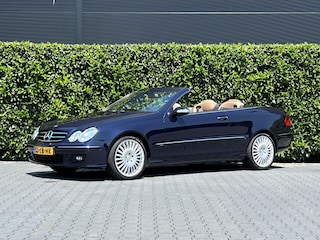 Mercedes-Benz CLK Cabrio 200 K. Avantgarde, NL AUTO, NAP LOGISCH, LEDER, NAVIGATIE, LEDER, CRUISE CONTROL, CLIMATE CONTROL, HOUT AFWERKING, LICHTMETAAL 18"
