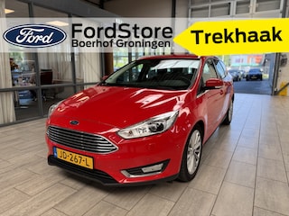 Ford Focus Wagon 1.5 EcoBoost 150 pk Titanium | Trekhaak | 1500 kg trekgewicht | Voorruitverw. | 17" | Navi | Clima | Cruise