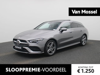 Mercedes-Benz CLA Shooting Brake 250 e AMG Line | Automaat | Stoel verwarming | Trekhaak | Schuif/ kantel dak | LMV | Camera | Sfeer verlichting | Parkeer sensoren | Navigatie | Virtual cockpit
