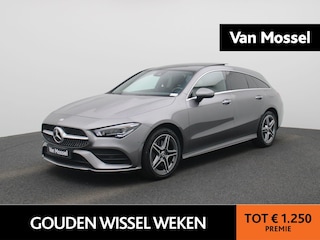 Mercedes-Benz CLA Shooting Brake 250 e AMG Line | Automaat | Stoel verwarming | Trekhaak | Schuif/ kantel dak | LMV | Camera | Sfeer verlichting | Parkeer sensoren | Navigatie | Virtual cockpit