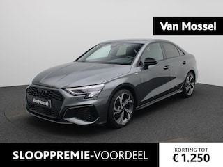 Audi A3 Limousine 30 TFSI S edition | Automaat | Navigatie | Vlak stuur | Camera | Stoelverwarming | Leder | Virtual Cockpit | Cruise Control | LED | Climate Control | Lichtmetalen Velgen |