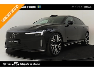 Volvo ES90 SINGLE MOTOR EXTENDED RANGE ULTRA 92 kWh *FULL OPTIONS!* -PANO.DAK|BOWERS&WILKINS|LUCHTVERING|GEVENT.LEDER+MASSAGE|360°CAM|PILOT.ASSIST|HEAD-UP DISP.|CHROME|22"