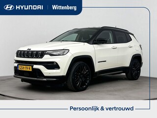 Jeep Compass 4xe 240 PLUG-IN HYBRID ELECTRIC S | LEDER | 19'' LM VELGEN | TWO TONE | CRUISE ADAPT. | CLIMA | CAMERA | 4WD | DODEHOEKSPIEGELS | AUTOMAAT | PLUG-IN | HYBRID |