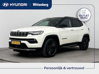 Jeep Compass 4xe 240 PLUG-IN HYBRID ELECTRIC S | LEDER | 19'' LM VELGEN | TWO TONE | CRUISE ADAPT. | CLIMA | CAMERA | 4WD | DODEHOEKSPIEGELS | AUTOMAAT | PLUG-IN | HYBRID |