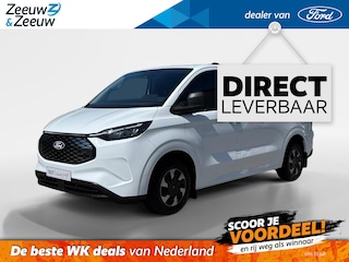 Ford Transit Custom 320 L1H1 Trend 71 kWh | Uit Voorraad Leverbaar | 344km WLTP Rijbereik | Achteruitrijcamera | Cruise Control | Parkeersensoren voor en achter | Verwarmbare Stoel en bijrijdersbank | Voorruitverwarming | Apple Carplay & Android Auto
