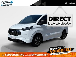 Ford Transit Custom 320 L1H1 Trend 71 kWh | Uit Voorraad Leverbaar | 344km WLTP Rijbereik | Achteruitrijcamera | Cruise Control | Parkeersensoren voor en achter | Verwarmbare Stoel en bijrijdersbank | Voorruitverwarming | Apple Carplay & Android Auto