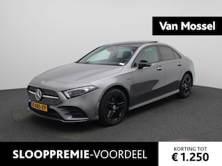 Mercedes-Benz A-klasse 250 e Business Solution AMG Limited AUTOMAAT | PANO | AMBIANTE | AMG INTERIEUR & EXTERIEUR | MEMORY | ELEKTRISCHE STOEL | KEYLES | STOELVERWARMING | NAVIGATIE | CAMERA | 12 MAANDEN BOVAG GARANTIE |