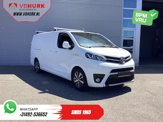 Toyota Proace L3 75 kWh 345km WLTP 2x Schuifdeur/ LED/ Head-Up/ Snellader/ Keyless/ Stoelverw./ Carplay/ Navi/ Camera/ Climate/ PDC/ LMV/ Cruise/ Trekhaak