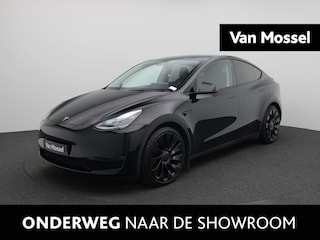 Tesla Model Y Long Range AWD 75 kWh | PANORAMADAK | 360 CAMERA | LEER | ELEKTRISCH VERSTELBARE VOORSTOELEN | NAVIGATIE
