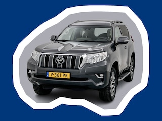 Toyota Land Cruiser 2.8 D-4D-F Professional High Roof Blind Van NAP Leder Navigatie Trekhaak 3500kg Camera Stoelverwarming Euro 6