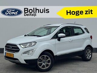 Ford Ecosport EcoBoost 125 pk Titanium | Trekhaak | Navi | Clima | Cruise | LMV | Parkeersens.| Half leer | 100% dealer onderh.
