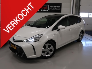 Toyota Prius+ 1.8 Dynamic 7 Zitplaatsen Panoramadak Camera Head-Up Navigatie Airco-ecc Stoelverwarming Leer/Alcantara LED Bluetooth Boekjes aanwezig pdc