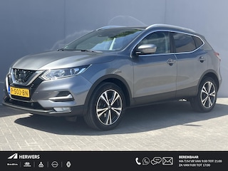 Nissan Qashqai 1.3 DIG-T Design Edition / Trekhaak (1.500KG) / Panorama Dak / Stoelverwarming / Cruise Control / Airco / Full-Map Navigatie / Keyless / Bluetooth / Apple Carplay&Android Auto / Bluetooth / Lane-Assist /