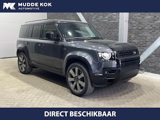 Land Rover Defender 2.0 P300e 110 X | FACELIFT | ClearSight | Meridian Surround | Trekhaak | Luchtvering | Koelbox | Panoramadak | 22 Inch