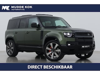 Land Rover Defender 2.0 P300e 110 X | FACELIFT | ClearSight | Meridian Surround | Trekhaak | Luchtvering | Koelbox | Panoramadak | 22 Inch