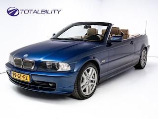 BMW 3-serie Cabrio 320Ci | Airco | Leer | Xenon | Mistlampen voor | Sportstoelen elec. verst. baar | Sportonderstel | 4 nieuwe banden | Parachtige youngtimer!