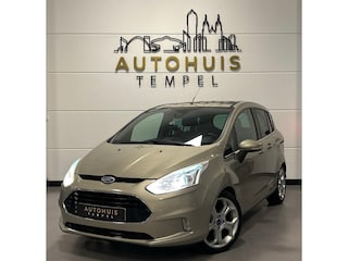 Ford B-MAX 1.0 EcoBoost Titanium Nap Airco Led Stoelverw Parkeersensoren Leder/Stof Trekhaak Cruise Startknop