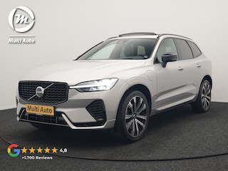Volvo XC60 T6 AWD R-Design PHEV 350pk Dealer O.H. | Trekhaak Af Fabriek | Panodak | Adaptive Cruise | Head Up | Camera | Lederen Sportstoelen Ventilatie & Memory | Harman / Kardon | Stoelen & Stuur Verwarmd | Keyless | Blis | DAB | Plug In Hybrid |