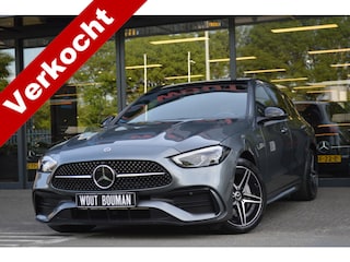 Mercedes-Benz C-klasse Estate 300 e AMG Led Leder Panorama Memory Distronic Camera 360 Keyless Night Augmented Pdc