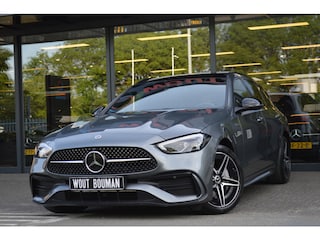 Mercedes-Benz C-klasse Estate 300 e AMG Led Leder Panorama Memory Distronic Camera 360 Keyless Night Augmented Pdc
