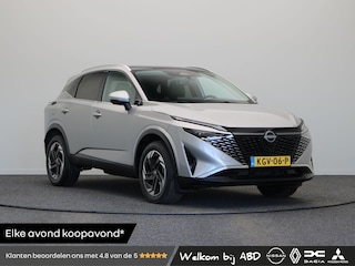 Nissan Qashqai 158pk MHEV Xtronic N-Connecta | 1800Kg trekgewicht | Pilot Assist | Elektrische achterklep | Head-up Display | Stoel, stuur en voorruit verwarming  | Rondomzicht camera | Panoramadak |