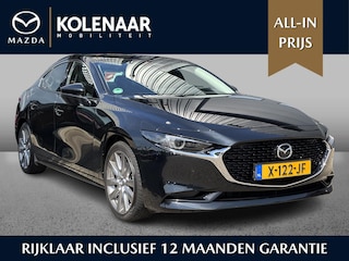Mazda 3 Sedan Exclusive-line 2.0 e-Sky-G 150pk Comfort Pack/1e eigenaar/Dealeronderhouden/Navi/HUD/Airco/Keyless/Leder