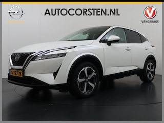 Nissan Qashqai 1.3T 158PK MHEV Automaat Xtronic Panoramadak Trekhaak Adap.Cruise Navi Ecc 360°Camera Android Auto Apple Carplay Pdc N-Connecta Privacy Glas Lmv Full-Led DAB Bluetooth Lane Assist Rijstrooksensor Wifi Dealeronderhouden 1e Eigenaar Origineel Nederlandse Auto