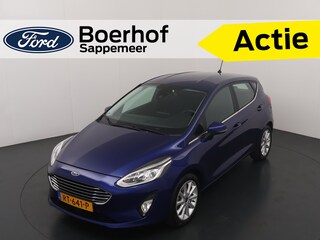 Ford Fiesta Titanium | Voorruitverw. | Clima | Auto-Park | Adap. Cruise | Camera | All season |