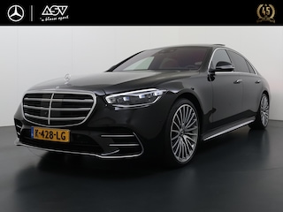 Mercedes-Benz S-klasse 500 4MATIC Lang AMG Line | Massage stoelen Voor + Achter | Panorama - Schuifdak | Head-Up Display | 3D-Bestuurdersdisplay | Stoelverwarming \ -Ventilatie Voor + Achter | Sluitbekrachtiging | Achteras besturing & Luchtvering | 360° Camera