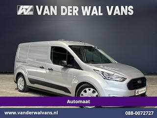 Ford Transit Connect 1.5 EcoBlue 120pk Automaat L2H1 Inrichting Euro6 Airco | 2x Zijdeur | 3-Zits | Camera | Navigatie | Cruisecontrol Apple Carplay, Android Auto, Stoelverwarming, Verwarmde voorruit, Parkeersensoren, Bijrijdersbank