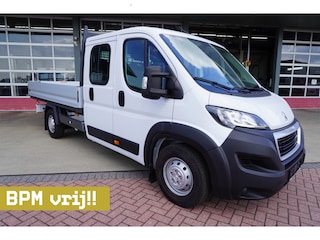 Peugeot Boxer 2.2 BlueHDi 165PK L4 Pick-up dubbelcabine Airco | Cruise | Apple CP-Android  Auto 7 Persoons
