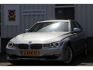 BMW 3-serie Touring 320i High Executive*NL-Auto*Perfect Onderh.*Leder/Stoelverw./Gr. Navi/Keyless Entry+Go/LED/Climate-Control/Cruise-Control/17 inch LM*