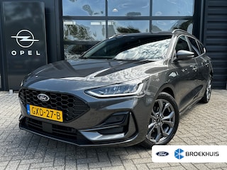 Ford Focus Wagon 1.0 Hybrid 155 PK ST Line | STUUR, STOEL EN VOORRUITVERWARMING| NAVIGATIE + APPLE CARPLAY/ANDROID AUTO| PARKEERSENSOREN| FULL LED| DEALER ONDERHOUDEN|
