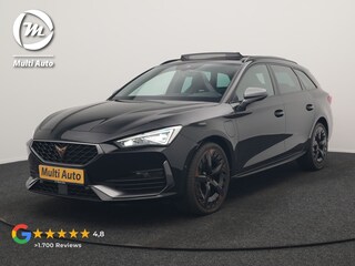 Cupra Leon 1.4 e-Hybrid VZ Copper Edition PHEV 245pk Dealer O.H. | Panodak | Adaptive Cruise | Camera | Lederen Sportstoelen Memory & Verwarmd | Sfeerverlichting | Stuur Verwarmd | Apple Carplay | Keyless | Blis | Navigatie | DAB | Plug In Hybrid |