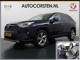 Toyota RAV4 2.5I Hybrid Leder+Verwarming+Memory Adap.Cruise Navi Camera Ecc Apple Carplay Android Auto Miracast™ Elek.Achterklep Active Stuur+Voorruit+Achterbankverwarming Keyless Lane Assist Privacy Glas Lmv Elek.Stoel Bluetooth Led
