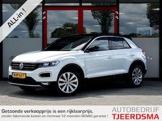 Volkswagen T-Roc 1.5 TSI Sport | Stoelverwarming | Adaptieve Cruise Control | LED Koplampen | Sportstuur | Apple Carplay | Android Auto | Two-Tone Wit - Zwart | Parkeersensoren | Privacy Glas | Sportstoelen | All Season Banden |