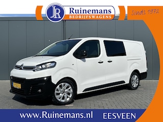 Citroën Jumpy 2.0 BlueHDI 180 PK / AUTOMAAT / L3H1 / DUBBEL CABINE / 2x SCHUIFDEUR / TREKHAAK / CAMERA / BLIND SPOT / ECC / CRUISE / 6 PERSOONS