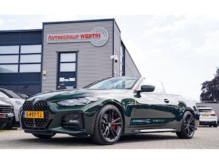 BMW 4-serie Cabrio 430i High Executive |Sanremo green | LaserLED | Stoelkoeling | Camera | Nekverwarming | Carbon