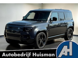 Land Rover Defender 110 2.0 P300e 110 X-Dynamic HSE 297kW/404pk Aut8 PANORAMADAK + ADAPT.CRUISE + LUCHTVERING + MERIDIAN AUDIO + EL.TREKHAAK + LEER + STOEL-&STUURVERWARMING + 360 CAMERA + HEAD-UP + PARKSENSOREN + 22" LM-VELGEN!!