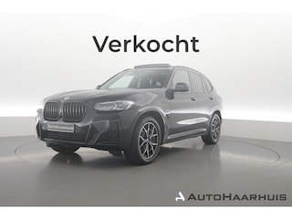 BMW X3 xDrive30e M-Sport | Rijklaar | Elek. Trekhaak | S/K-Dak | Shadowline | Leder | HUD | Stuur-Stoelverw. | Dig. Cockpit | Dodehoek | Camera+PDC | Cruise | Laser-Led | Elek. Klep (fysieke check) V