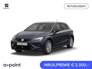 Seat Ibiza 1.0 EcoTSI Reference | Draadloze Carplay | Cruise Control | Full Led | Lichtmetalen Velgen: 'Brilliant Silver | Private Lease v/a 329,- euro!