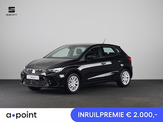 Seat Ibiza Style 1.0 EcoTSI 95 PK | Midnight Black Metallic | Apple Carplay | Park Assist | Cruise Control