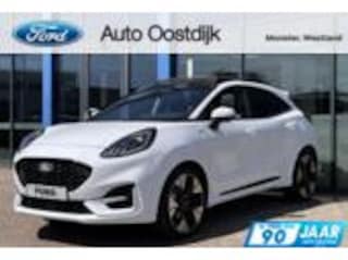 Ford Puma 1.0 EcoBoost Hybrid ST-Line X 155PK Automaat Afn. Trekhaak Panodak Winterpack Adaptieve Cruise 19" Velgen Camera B&O Keyless Matrix-LED Climate Privacy Glass *Full-Options*
